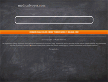 Tablet Screenshot of medicalvoyer.com